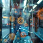 Showing image of a Virus for Current health Challenges