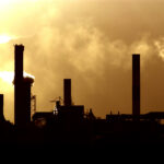 polluted environment due to industrial smoke